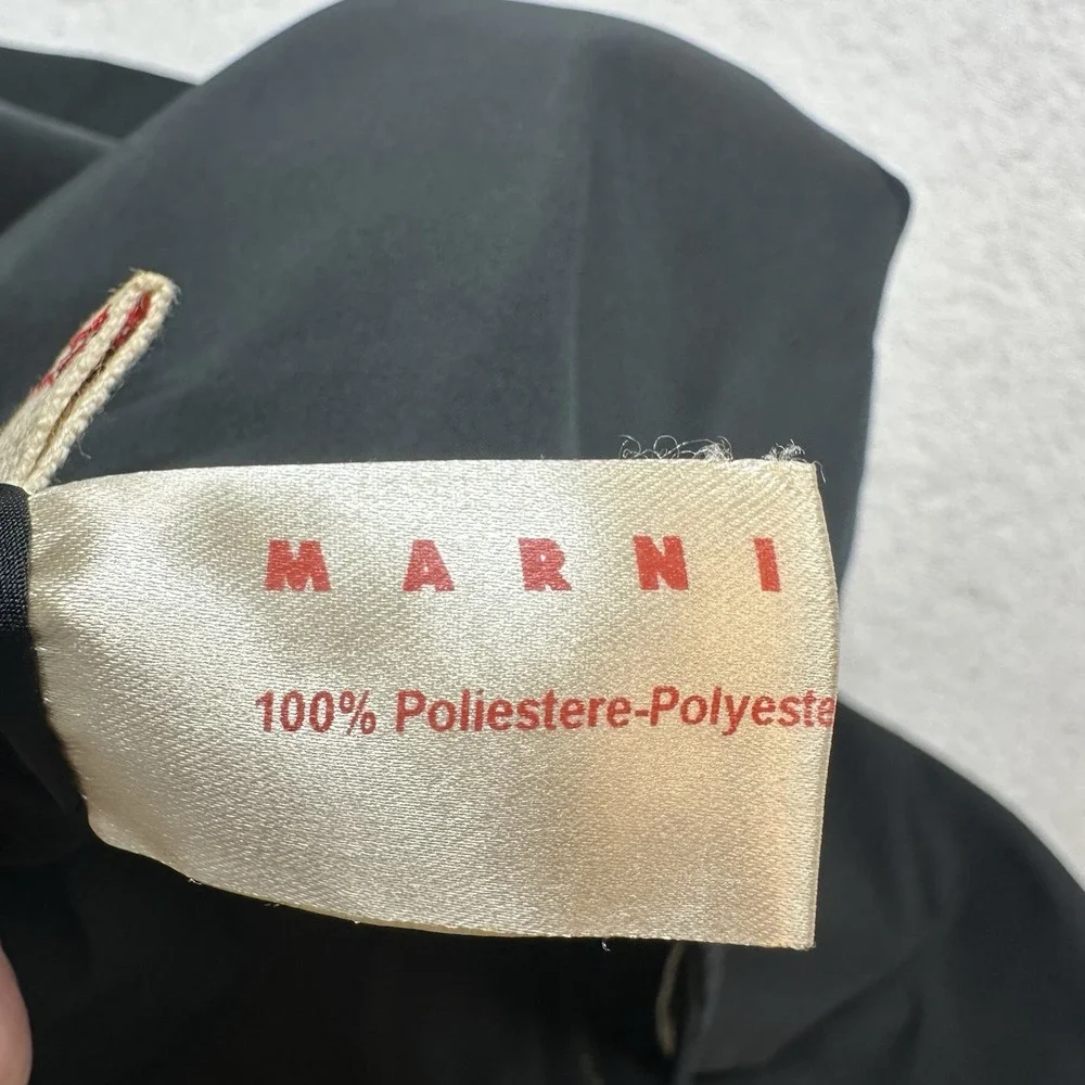 Marni Black Balloon Bubble Mini Skirt Sz‎ 42 M Made in Italy Designer